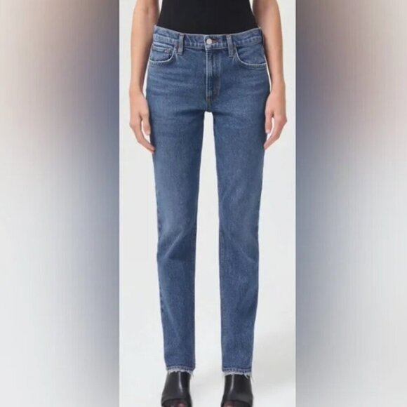 AGOLDE Lyle Low Rise Slim Stretch Jean Size 25 - Picture 1 of 12